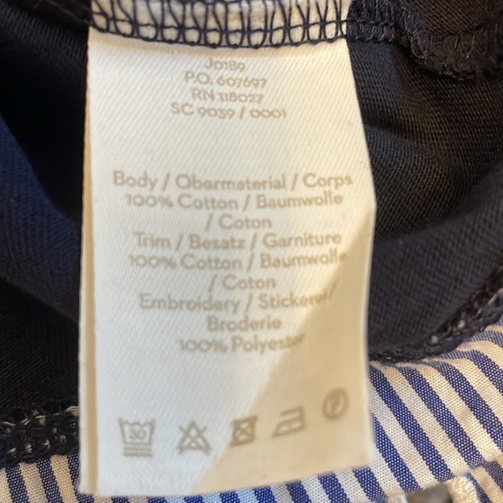 Boden Jersey Broderie Eyelet Overlay Blouse - Picture 10 of 12
